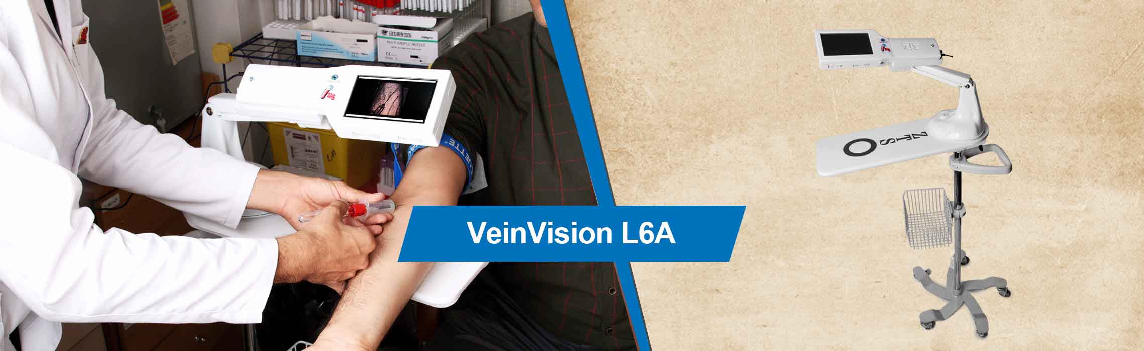 رگیاب مدل Vein Vision L6A|ساخت شرکت زبدگان طب و صنعت سحر